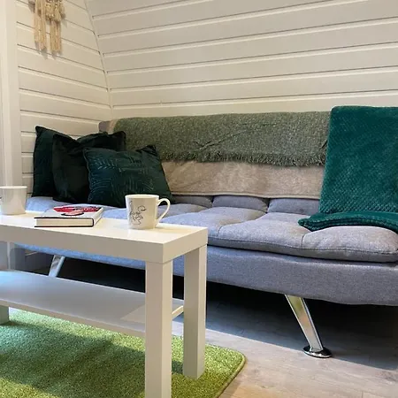 胶囊旅馆 Paddock Pod - Sleeps 4 & Roofed Over Private Hot Tub & New Sauna Burnfoot